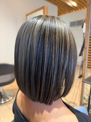 ミディアム カラー 関口 友行のヘアスタイル