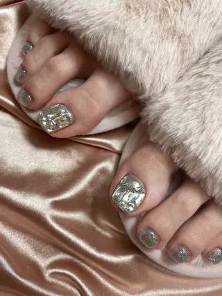 ネイル 23時まで❤︎韓国、 ワンホンネイルのネイルデザイン