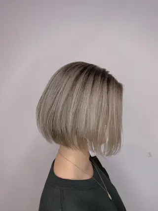 ショート カラー エクステ/ハイトーン レイヤーHIROのヘアスタイル