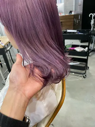 ミディアム 艶カラー💎 髪質改善🎈アトワのヘアスタイル