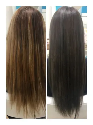 ロング カラー NATSUKI💟 EARTH二俣川のヘアスタイル