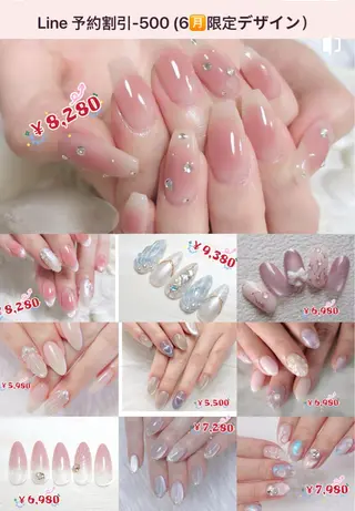 ネイル ラベンダー💖日暮里 ルル💖ネイルのネイルデザイン