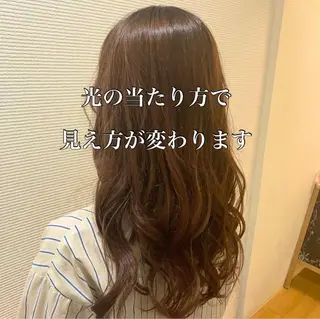 セミロング カラー 中本 達也のヘアスタイル