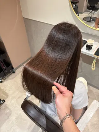 ロング 💖褒められサラ艶髪 💖髪質改善💖本木のヘアスタイル