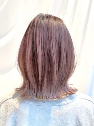 ミディアム カラー パーマ ヘアアレンジ レイヤーカット/ボブ /縮毛矯正✨大輝のヘアスタイル