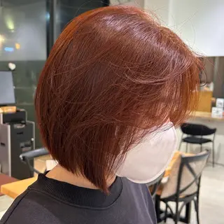 ショート カラー 縮毛矯正支持率N O.1あおい🕊️✨のヘアスタイル