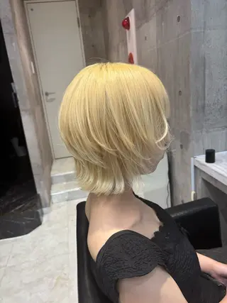 ショート カラー ハイトーンレイヤー 🦋🌷Shuriのヘアスタイル