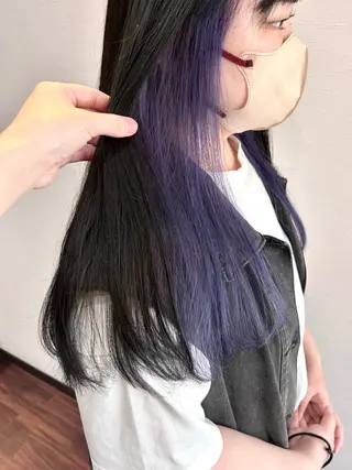 ロング カラー 𝒌𝒚𝒐𝒌𝒂 🍀のヘアスタイル