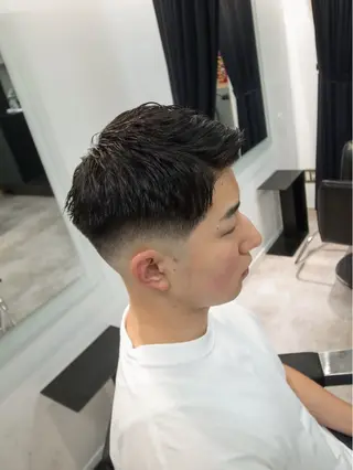 ショート パーマ メンズ INTRO SHIBUYA by Fi-Ne所属・💈メンズフェード 特化DAIYA💈のヘアスタイル