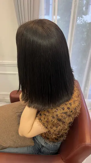 ミディアム ワタナベ ヒナタのヘアスタイル