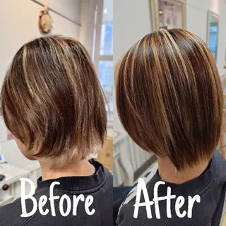 ミディアム tico 🌱shiori🌱のヘアスタイル