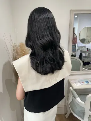 ロング カラー ヘアアレンジ Eliss Horie所属・coco♡ 韓国hairのヘアスタイル