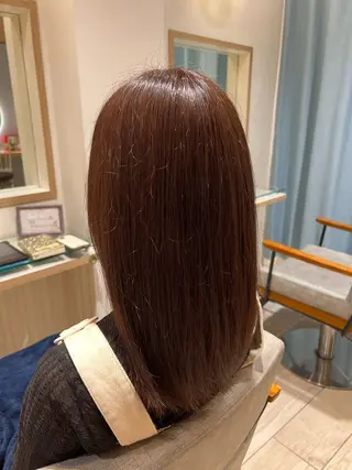 セミロング カラー ブリーチモデル募集中 /minori💙のヘアスタイル