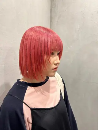 ショート レイヤーカット/長岡 グレージュ/マユ🎀のヘアスタイル