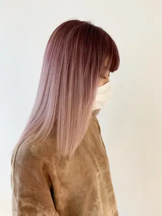 セミロング カラー Akua【代表】 Kazumaのヘアスタイル