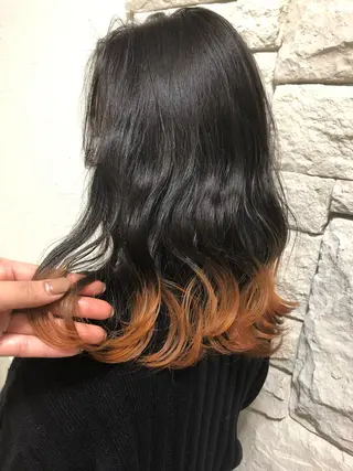 ロング カラー ヘアアレンジ メンズ キッズ ネイル マツエク・マツパ GO TODAY SHAiRE SALON所属・透明感カラー🤎 ゆりのヘアスタイル