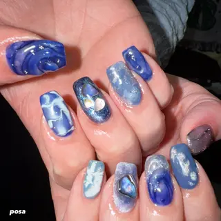 ネイル posa nail モエミのネイルデザイン
