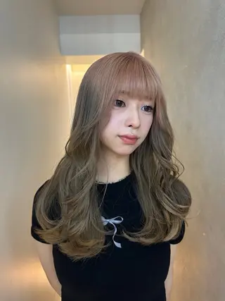 カラー ハイトーン特化 pepe🎀のヘアスタイル