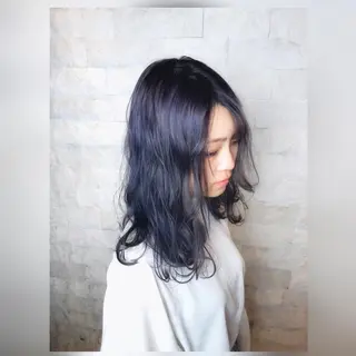 ミディアム カラー 圧倒的美髪ストレート ツダケイタロウのヘアスタイル