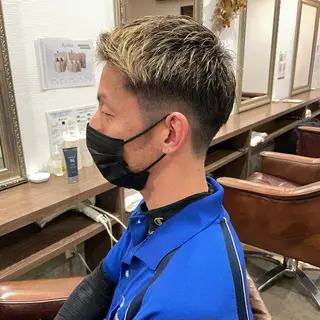 ショート カラー メンズ 渡邉 聖希のヘアスタイル