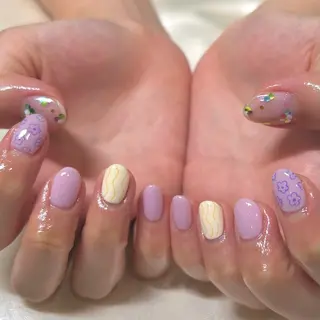 ネイル 長瀬 瑠霞のネイルデザイン