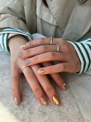 ネイル 小川 奈々花のネイルデザイン