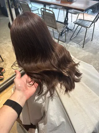 ロング ブリーチハイトーン RIKUTOのヘアスタイル