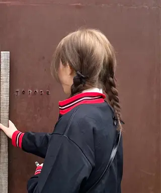 ミディアム カラー chikashitsu所属・Junmi/ﾁｶｼﾂ /堀江のヘアスタイル