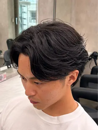 パーマ メンズ 🔷メンズセンターパ ートTAKUMI🔷のヘアスタイル
