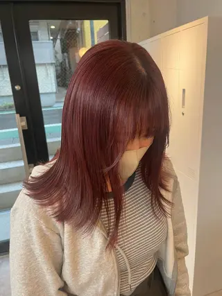 ミディアム 🌙透明感カラー✖︎ カンナ🌙のヘアスタイル