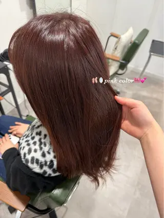 セミロング オリーブ🫒レイヤー /平尾/りの‎🤍のヘアスタイル