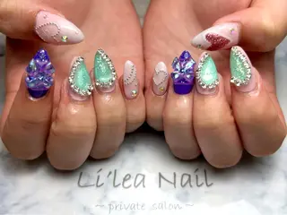 ネイル Li'leaNail AINAのネイルデザイン