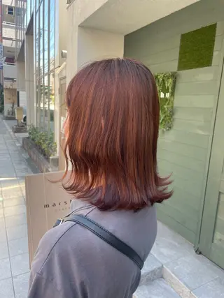ミディアム 石川 聖奈のヘアスタイル