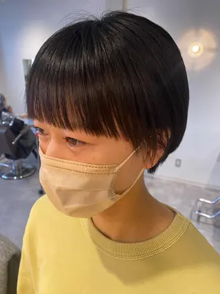 ショート 丸みボブ　ショート ｍａｎａｍｉのヘアスタイル