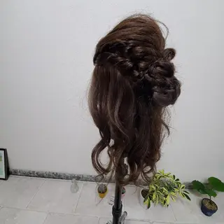 ロング ヘアアレンジ カラー See by merのマツエク・マツパデザイン