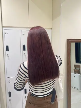 ロング カラー 暖色カラー /ヘアアレンジ/花鈴のヘアスタイル