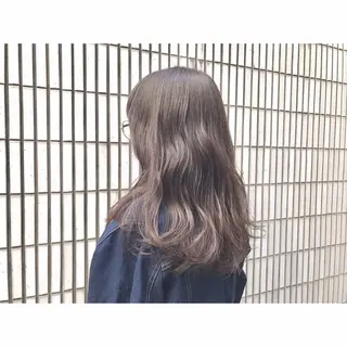 セミロング カラー ツヤ髪 /髪質改善 松岡将太郎のヘアスタイル