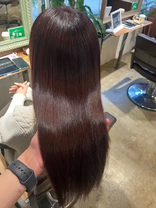 ロング カラー ヘアアレンジ みわ/博多 ブリーチ/メンズヘアのヘアスタイル