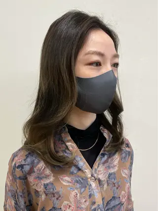 ミディアム KANAMI日暮里 韓国ヘア・メイクのヘアスタイル