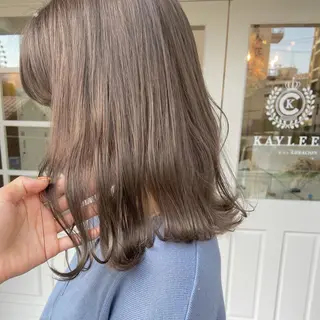 セミロング カラー ネイル GOTODAYシェアサロン梅田茶屋町店所属・𝗺𝗶𝗸𝘂♡ 似合わせ🎀のヘアスタイル