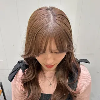 カラー 💟艶カラー・トリー トメント/リサ🤍のヘアスタイル