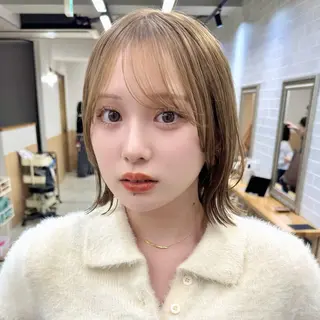 ミディアム なりた みゆうのヘアスタイル