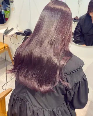 ロング カラー 当日予約大歓迎💗 依田瑞希のヘアスタイル