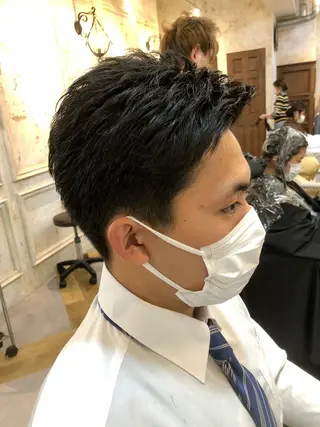 ショート メンズ Carina所属・セン北徒歩５分 キシタクのヘアスタイル