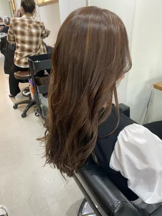 ロング カラー 銀座⚜️【脱白髪染め 美髪矯正】トグチのヘアスタイル