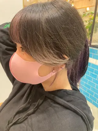 セミロング ヘアアレンジ Loom .by Sea  ルームバイシー所属・レイヤー/前髪/ 韓国/CHIHIROのヘアスタイル