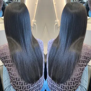 ロング ツバサ 髪質改善のヘアスタイル