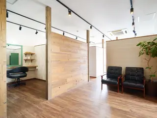 メンズ パーマ カラー ミディアム 個室型美容室san 都賀店のヘアスタイル