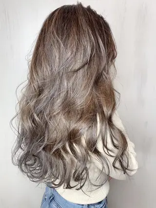 ロング パーマ SOURCE 茨木のヘアスタイル