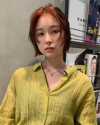 ショート カラー アンニュイヘア🪽 ayumiのヘアスタイル